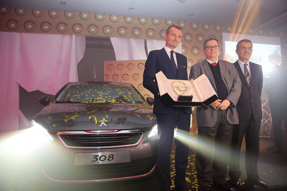 La Peugeot 308 élue Voiture de l'année 2015...